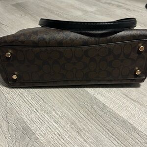 Coach Brow/Black Classic Logo Addison Tote